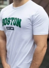 Erkek Boston Baskılı Süprem Tshirt