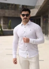 Erkek çizgi Desenli Gömlek