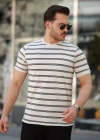 Erkek çizgili Kısa Kollu Tshirt