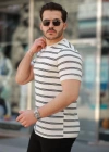 Erkek çizgili Kısa Kollu Tshirt