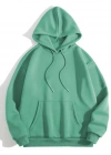 Erkek Düz Kapüşonlu weat  int Yeşili