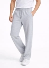 Erkek Düz Paça Beli astikli İpli Günlük por Eşofman Altı Rahat Fit  Gri