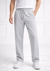 Erkek Düz Paça Beli astikli İpli Günlük por Eşofman Altı Rahat Fit  Gri