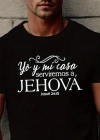 Erkek Jehova Baskılı Süprem Tshirt