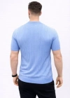 Erkek Kısa Kol Fitilli Triko Thirt Yazlık Hakim Yaka Tişört  Bebek avisi