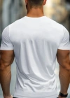 Erkek Kısa Kollu Bisiklet Yaka Viskon Tişört
