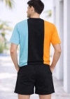 Erkek Nakışlı Tişört Şort İkili Takım Oversize Yazlık Kombin  Çok Renkli