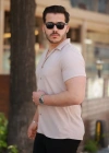 Erkek Ottoman Kumaş Apaj Yaka Kısa Kollu Gömlek