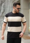 Erkek Parçalı Renk Kısa Kollu Tişört