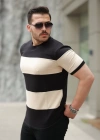 Erkek Parçalı Renk Kısa Kollu Tişört