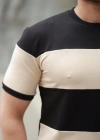 Erkek Parçalı Renk Kısa Kollu Tişört
