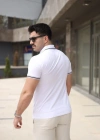 Erkek Polo Yaka Fermuar Detaylı Tişört