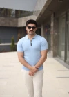 Erkek Polo Yaka Fermuar Detaylı Tişört