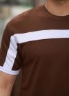 Erkek şerit Detaylı Kısa Kollu Tshirt
