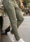 Erkek Slim Fit Dilli Kumaş Pantolon