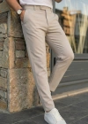 Erkek Slim Fit Dilli Kumaş Pantolon