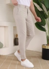 Erkek Slim Fit Dilli Kumaş Pantolon