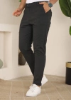 Erkek Slim Fit Likralı Bilek Boy Dilli Kumaş Pantolon