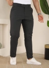 Erkek Slim Fit Likralı Bilek Boy Dilli Kumaş Pantolon