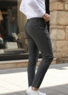 Erkek Slim Fit Likralı Gabardin Pantolon
