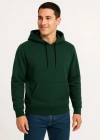 Erkek Üç İplik Kapüşonlu Kanguru Cepli weathirt Hoodie  Haki