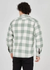 Erkek Uzun Kollu Oduncu Gömlek  int Yeşili