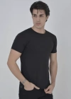 Erkek Yandan Fermuarli lim Fit Tshirt  iyah