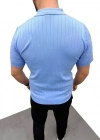 Erkek Yazlık Triko aç Örgü Tişört Kısa Kol Polo Yaka Fermuarlı Thirt  Bebe avisi