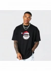 Gözlüklü Noel Baba Tshirt  iyah