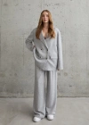 Gri 3İplik Comfort Ceket Ve Pantolon Takım