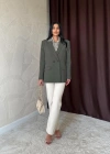 Haki Blazer Ceket
