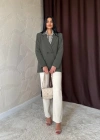 Haki Blazer Ceket