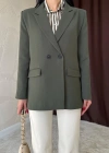 Haki Blazer Ceket