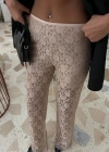 İçi Astarlı Dantel Pantolon 0081