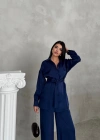 İLİ KUAŞ ALAŞ PANTOLON  GÖLEK TAKI  Lacivert