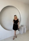 Kadın Askılı oğuk Omuz Detaylı odal Elbise