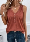 Kadın Askılı önden Düğmeli Viskon Bluz