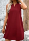 Kadın Askılı V Yakalı Geniş Kesim Detaylı Kısa Janjan Krep Elbise