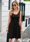 Kadın Askılı Yuvarlak Yaka Kısa Viskon Elbise
