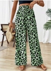 Kadın Beli Lastikli Leopar Desen Süprem Pantolon