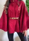 Kadın Hakim Yaka Ispanyol Kol Detay Kemer Dahil Kaban