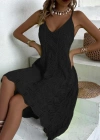 Kadın Ince Askılı Triko Elbise