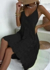 Kadın Ince Askılı Triko Elbise
