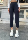 Kadın Krep Kumaş Balon Pantolon