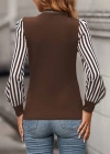 Kadın Uzun Kollu Balıkçı Yaka Bürümcük Bluz