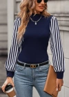 Kadın Uzun Kollu Balıkçı Yaka Bürümcük Bluz
