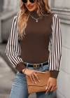 Kadın Uzun Kollu Balıkçı Yaka Bürümcük Bluz