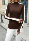 Kadın Uzun Kollu Balıkçı Yaka Kaşkorse Bluz