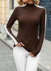 Kadın Uzun Kollu Balıkçı Yaka Kaşkorse Bluz