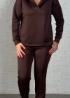 Kadın Uzun Kollu Kapüşonlu Ikili Takım